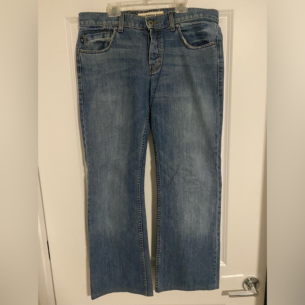 Juicy Couture Men's Light Blue Straight Jeans